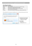 Page 4341
Network Control Software Application-Browser Control
Item Setting description:
ITEM SETTINGDESCRIPTION
Status Show	current	projector	status	and	network	configuration	settings.
Control Select projector’s detailed setting from this page.
Network Set	up	network	configuration	and	password	from	this	page.
Alert Show	and	setup	Alert	configurations.
Schedule Show	and	set	up	Schedule,	including	 Weekly	Schedule	and	Specific	Day.
If the Administrative & User password is enabled, select your User Name and ent\...