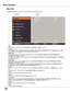 Page 2222
Menu Bar
For	detailed	functions	of	each	menu,	see	“Menu	Tree”	on	pages	67-68.
Basic Operation
①
②
③
④
⑤
⑥
⑦
⑧
Main	MenuSub-Menu
⑨
⑩
③	Image select
	For	computer	source,	used	to	select	an	image	mode	from	among	Dynamic,	Standard,	Real,	Blackboard(Green),	
Colorboard	and	image	1 - 4	(p.32).	
						For	Video	source,	used	to	select	an	image	mode	among	Dynamic,	Standard,	Cinema,	Blackboard(Green),	Colorboard	
and	Image 1- 4	(p.39).
④	
Image adjust
	 For	computer	source,	used	to	adjust	computer	image...