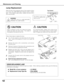 Page 5252
Maintenance and Cleaning
When the life of the projection lamp of this projector draws
to an end, the LAMP REPLACE indicator emits a yellow
light.  If this indicator lights yellow, replace the lamp with a
new one promptly.
Follow these steps to replace the lamp.
Lamp
ORDER REPLACEMENT LAMP
Replacement lamp can be ordered through your dealer.  When ordering a projection lamp, give the following
information to the dealer.
●
Model No. of your projector :  LC-XB23C
●Replacement Lamp Type No. :  POA-LMP90...