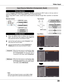 Page 3939
Choose Computer  1(Component) or Computer  1(Scart)  by  pressing  the  INPUT  button  on  the  top  control  or 
press the COMPUTER 1 or the COMPONENT button on the remote control.
Before  using  INPUT  button,  correct  input  source  should  be  selected  through  Menu  operation  as  described 
below.
1
Input Menu
2Use the Point ▲▼ buttons to select Computer 1 and 
then press the Point ► button.
Input Source Selection (Component, Scart)
When the input source is coming from video 
equipment...