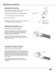 Page 59
59

Maintenance and CleaningMaintenance and Cleaning
Cleaning the Projector Cabinet
Cleaning the Projection Lens
Unplug the AC power cord before cleaning.
Gently wipe the projection lens with a cleaning cloth that 
contains a small amount of non-abrasive camera lens 
cleaner, or use a lens cleaning paper or commercially 
available air blower to clean the lens. 
Avoid using an excessive amount of cleaner. Abrasive 
cleaners, solvents, or other harsh chemicals might scratch 
the surface of the lens....