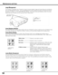 Page 56
56

Lamp Management
This Projector is equipped with 4 Projection Lamps to ensure brighter image and those lamps are controlled \
by 
the Lamp Management Function.  The Lamp Management Function detects the status of all lamps and shows 
the status on screen or on the LAMP REPLACE indicator.  This function also automatically controls  the Lamp 
Mode when any of lamps is out for the end of life or malfunctions. 
Projection Lamp lights normally.
Lamp Replace Indicator
This LAMP REPLACE indicator lights...