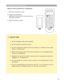 Page 20
Part Names and Functions:
Remote Control Batteries Installation 
1. Remove the battery cover. 
2. Loading the batteries.  
Make sure the plus and minus poles are 
correctly oriented.  
3. Close the battery cover. 
C A U T I O N 
1. Avoid excessive heat and humidity. 
2. Do not drop the remote control. 
3. Do not expose the remote control to water or moisture, this could 
result in malfunction. 
4. When the remote control will not be used for an extended period, 
remove the batteries. 
5. Re place the b...