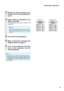 Page 4949
Video Wall  Projection
Master
Set Inputs
ON
ON
OFF
ON
OFFON
OFF
OFF
ON
OFFINPUT1
INPUT2
INPUT3
INPUT4
INPUT5
Slave
Set Inputs
INPUT1
INPUT2
INPUT3
INPUT4
INPUT5
Projector 1 Projector 2-4
13Repeat the same procedure from
the step 10 to 12 for the projector 3
and 4.
14Select inputs as specified in the
table on the right.
(See page 86 on the owner’s manual of the
projector.)
Note
•Set input terminals you will use to “ON”.
Set input terminals you will not use to
“OFF”.
15Turn off all of the projectors....