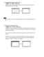 Page 38
(2)Horizontal bars appear on the screen.
=>
Use the  adjustment.
Select the  and eliminate the horizontal flickering, blurring or \
bars by 
using the Right and Left switches.
 
* Horizontal bars may not completely disappear from the screen depending o\
n the 
PC.
 
(3) The screen position is incorrect.
=>
Use the  adjustment.
The correct displayed position of the monitor is decided because the num\
ber and 
the position of the pixels are fixed. The  adjustment moves th\
e image 
to the correct...