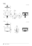 Page 46
6Chapter 5  Reference

EVW
• FlexStand
517.8(20.4)
81.5
628.5(24.7)
183.4(7.2)266(10.5)
30°
52.6(2.07)
14.5(0.57)
185.8(7.3)243.5(9.6)9.5(0.37)
355(14)411.1(16.2)
465(18.3)
346.5(13.6)
183.7(7.2)
325.4(12.8)
199(7.8)
542.8(21.4)
221(8.7)
SWIVEL
PIVOT
TILT
200(7.9)
90°
216(8.5)
172°172°
236(9.3)
288.8(11.4)
24.8(0.98)
332(13.1)
18.4(0.72)
547(21.5)511.8(20.1)17.6(0.69)17.6(0.69)
67.5
107
157.5(6.2)
(4.2)
(2.66)
25(0.98)
47.5(1.87)
12.4(0.49)
(3.21)
• TriStand
172°172°
145(5.7)...