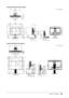 Page 37
35Chapter 5  Reference

unit : mm (inch)
Outside Dimensions (EZ-UP stand)
Ø272(10.7)
90°
13.4(0.53)
326(12.8)367(14.4)
172°172°
520.4(20.5)566(22.3)
129.3(5.1)
67(2.64)
279.9(11)
25°
166.5(6.6)
350(13.8)
533.5(21)
64.3(2.53)
153.1(6)
380.5(15)
196.9(7.8)
27.7(1.09)307.6(12.1)
100(3.9)233(9.2)233(9.2)
133.5(5.3)
100(3.9)
133.5(5.3)
532(20.9)
56.3(2.22)
85(3.35)
22.8(0.9)22.8(0.9)
20.5(0.81)
20.5(0.81)
633(24.9)
13.4(0.53)
552(21.7)
SWIVEL
PIVOT
Adjustable height
Outside Dimensions (FlexStand)
638(25.1)...