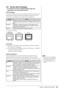 Page 29
27Chapter 3  Settings and Adjustment

3-6  Screen Size Changing
● To change the screen image/projected image size 
appearing on the screen [Screen Size]
[PC Input Signal]
If you set the resolution other than recommended resolution on the monitor, the 
monitor shows the image automatically enlarged on the whole screen. The 
 menu allows you to change the screen display size.
SettingsStatus
Full ScreenDisplays an image in full screen. Images are distorted in some cases because the vertical rate is not...