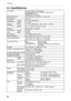 Page 32

5. Referenz

-. Spezifikationen
LCD-Display54 cm (21,3 Zoll), TFT-Farbdisplay   Oberflächenbehandlung : Antireflexionsbeschichtung Oberflächenhärte : 3H Reaktionszeit : etwa 16 ms
Betrachtungswinkel178°(horizontal und vertikal) (CR: 10 oder mehr)
Punktabstand0,270 mm
Horizontale AbtastfrequenzAnalog24~80 kHz (automatisch)
Digital31~76 kHz
Vertikale AbtastfrequenzAnalog49~76 Hz (automatisch)   (1600 x 1200 : 49 ~ 61 Hz)
Digital59 ~ 61 Hz (VGA - TEXT: 69 ~ 71 Hz)
Auflösung1600 Punkte...