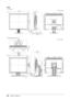 Page 3434Chapter 5  Reference
S1902
• Tilt Stand
13.3 (0.52)378.4 (14.9)405 (15.9)
303 (11.9)
15.5 (0.61)
334 (13.1)
15.5 (0.61)
12.5 (0.49)(94 (3.7))82 (3.23)
416 (16.4)
(42.5 (1.67))
38.5 (1.52)61.5 (2.42)30°5°
152.5 (6)100 (3.9)152.5 (6)
117 (4.6)
100 (3.9)
117 (4.6)
(205 (8.1))(241 (9.5))
TILTunit : mm (inch)
• Height adjustable Stand
172 (6.8)374 (14.7)
35°35°SWIVEL
(23\f (\f.4))(320 (12.6))
38.5 (1.52)
61.5 (2.42)
378.4 (14.\f)13.3 (0.52)405 (15.\f)
303 (11.\f)
15.5 (0.61)
334 (13.1)
37 (1.46)
100 (3.\f)...