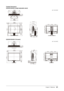 Page 41
1Chapter 5  Reference

Outside	Dimensions	
SW/SW	(Height	adjustable	stand)
unit : mm (inch)
53.8(2.12)85(3.35)
475.8(18.7)17.6(0.69)17.6(0.69)511(20.1)
17.45(0.69)
298.1(11.7)333(13.1)
100(3.9)
100(3.9)
205.5(8.1)205.5(8.1)
116.5(4.6)
116.5(4.6)
168(6.6)
35°35°
240.5(9.5)325(12.8)
528(20.8)
272.5(10.7)
82(3.23)
208.5(8.2)20(0.79)
106(4.2)
264.5(10.4)
40°
481.5(19)
439～521(17.3
～20.5)
90°
491(19.3)
8(0.31)
14.6(0.57)
PIVOT
SWIVEL
17.45(0.69)17～99(0.67
～3.9)...