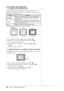 Page 22
20Chapter 2  Settings and Adjustments

2-10 Screen Size Selection
●	To change screen size [Screen Size]
The	image	with	the	resolution	other	than	the	recommended	resolution	is	
displayed	in	full	screen	automatically.	 You	can	change	the	screen	size	by	using	
	from		menu.
MenuFunction
Full Screen (default setting)
Displays an image in full screen. Images are distorted in some cases because the vertical rate is not equal to the horizontal rate.
EnlargedDisplays an image in full screen. In some cases, a...