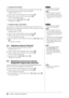 Page 2020Chapter 2  Settings and Adjustments
●	To adjust the hue [Hue]
This function allows you to adjust the hue. If you set the hue to a high value, 
the image turns greenish. If low, the image turns purplish. Adjustable range: -32 to 32
(1)
 Choose  from the Adjustment menu, and press .
(2)
 Choose  from the  menu, and press .
The  adjustment menu appears.
(3) Adjust the hue with  or , and press .
The adjustment is completed.
●	 To adjust the gain value [Gain]
Each luminance of red/green/blue composing the...