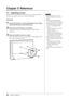 Page 28
26Chapter 5  Reference

Chapter 5  Reference
5-1  Attaching an Arm
The stand can be removed and replaced with an arm (or another stand) to be 
attached to the monitor. Use an arm or stand of EIZO option.
[Attaching]
1  Lay the LCD monitor on a soft cloth spread over on a stable 
surface with the panel surface facing down.
2  Remove the stand. (Prepare a screwdriver.)
Unscrew the four screws securing the unit and the stand with the 
screwdriver.
3  Attach the monitor to the arm or stand.Secure the...