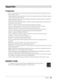 Page 4949Appendix
Appendix
Trademark
VESA is a registered trademark or a trademark of the Video Electronics Standards Association in the United 
States and other countries.
Windows, Windows Vista, Windows Media, and Xbox 360 are registered trademarks of Microsoft Corporation 
in the United States and other countries.
Apple, Mac, Macintosh, iMac, eMac, Mac OS, MacBook, PowerBook, ColorSync, QuickTime, and iBook are 
registered trademarks of Apple Inc.
Acrobat, Adobe, Adobe AIR, and Photoshop are registered...