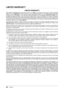 Page 5252Appendix
LIMITED WARRANTY
LIMITED WARRANTY
EIZO﻿ NANAO﻿ CORPORATION﻿ (hereinafter﻿ referred﻿ to﻿ as﻿ “EIZO”)﻿ and﻿ distributors﻿ authorized﻿ by﻿ EIZO﻿ (hereinafter﻿
referred﻿to﻿as﻿the﻿“Distributors”)﻿warrant,﻿subject﻿to﻿and﻿in﻿accordance﻿with﻿the﻿terms﻿of﻿this﻿limited﻿warranty﻿(hereinafter﻿referred﻿ to﻿ as﻿ the﻿ “ Warranty”),﻿ to﻿ the﻿ original﻿ purchaser﻿ (hereinafter﻿ referred﻿ to﻿ as﻿ the﻿ “ Original  Purchaser”)﻿ who﻿purchased﻿ the﻿ product﻿ specifi﻿ed﻿ in﻿ this﻿ document﻿ (hereinafter﻿ referred﻿...