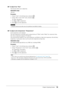 Page 1919Chapter﻿2﻿Adjusting﻿ Screens
 ●To adjust hue “Hue”
This function allows you to adjust hue.
Adjustable range
-50 to 50
Procedure
1.
 
C
 hoose “Color” in the Setting menu, and press 
.
2.
 
C

hoose “Hue” in the “Color” menu, and press 
.
The “Hue” menu appears.
3. Use  or  for adjustment.
4.
 
P

ress 
 to exit the adjustment.
Attention
• Using this function may make some color gradations unavailable for display.
 ●To adjust color temperature “Temperature”
Color temperature can be adjusted.
The color...