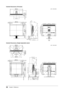 Page 3230Chapter 5  Reference
Outside Dimensions (Tilt stand)
152.5(6.0)100(3.9)152.5(6.0)
100(3.9)
117(4.8)
131.8(5.2)
65.1(2.56)
117(4.8)
46
(1.81)
80.1(3.15)75.2
(2.96)
240.4(9.5)
247.1(9.7)
13.3
(0.52)405(15.9)378.4(14.9)1(0.04)
334(13.1)303(11.9)
1(0.04)
15.5
(0.61)
1(0.04)
15.5
(0.61)
13.3(0.52)1(0.04)
414.1(16.3)
5°30°TILT
38.5(1.52)61.5(2.42)
374(14.7)370(14.6)
164(6.5)42.5(1.67)
205(8.1)
38.8(1.53)
unit : mm (inch)
Outside Dimensions (Height adjustable stand)
405(15.9)
334(13.1)
240.3(9.5)
378.4(14.9)...