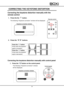 Page 34 
 
34 
 
 
CORRECTING THE KEYSTONE DISTORTION 
Correcting the keystone distortion manually with the 
remote control 
1. Press the the  button. 
The following “Keystone correction” window will be displayed. 
 
 
 
 
 
 
 
 
 
2. Press the “ ” buttons. 
 
Press the “>” button.  
 
 
(Press when the projection 
angle is increased.) 
Press the “