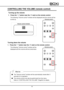 Page 36 
 
36 
 
 
CONTROLLING THE VOLUME (remote control) 
 Turning up the volume 
1. Press the “+” button near the  mark on the remote control. 
The following “Volume control” window will be displayed and the volume will be 
turned up. 
 
 
 
 
 
 
 
 
 
 
 
Turning down the volume 
1. Press the “-” button near the  mark on the remote control. 
The following “Volume control” window will be  
displayed and the volume will be turned down. 
 
 
 
 
 
 
 
 
 
 
 
 
■ The “Volume control” window will be...