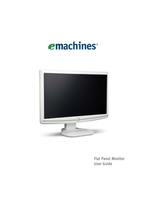 Page 1
Flat Panel Monitor 
User Guide
 
 