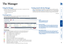 Page 7gettingstarted
welcome
rter
inormation
6
te
manager
te
connector
The Manager
Using the Manager
Among its menus, the Manager has three main options to represent the thr\
ee 
key areas of information that it holds: 
•	 Devices	(KVM-over-IP	equipment),	
•	 Hosts	(computers),	and	
•	 Users.	
General page layout 
Both the Manager and the Connector module pages use similar layouts, wit\
h a 
consistent menu bar and drop down menus:  
Standard icons 
On many ADDER.NET pages you will see one or more of the...