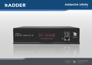 Page 1AdderLink Infinity
User Guide   
Experts in 
Connectivity  
Solutions   
.90 ([tenViRn
00360052004F00580057004C005200510056  