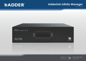 Page 1AdderLink Infinity Manager
User Guide   
Experts in 
Connectivity  
Solutions   
.9M ([tenViRn
00360052004F00580057004C005200510056  