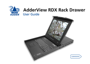 Page 1AdderView RDX Rack Drawer
User Guide
  