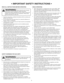 Page 3  
•iMPORTANTSAFETYiNSTRUCTiONS• 
READALLiNSTRUCTiONSBEFOREOPERATING 
m  WARNING.Whenusingtheunit,allsafety 
instructionsmustbefollowed.Pleasereadthese 
instructionsbeforeoperatingtheunitinordertoensurethe 
safetyoftheoperatorandanybystanders.Pleasekeep 
theseinstructionsforlateruse. 
•Readtheinstructionscarefully.Befamiliarwiththecontrolsand 
properuseoftheunit. 
Donotoperatethisunitwhentired,illorundertheinfluenceof 
alcohol,drugsormedication. 
Childrenmustnotoperatetheunit.Teensmustbeaccompanied...