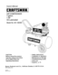 Page 1  
OwnersManual 
AIRCOMPRESSOR 
7-gallon 
1HP 
OilLubricated 
ModelNo.921.1 
CAUTION: 
Beforeusingthisproduct, 
readthismanualandfollow 
allitsSafetyRulesand 
OperatingInstructions. •SafetyInstructions 
•Installation&Operation 
•Maintenance&Storage 
•TroubleshootingGuide 
•PartsList 
•EspaSol,p.10 
Sears,RoebuckandCo.,HoffmanEstates,IL60179U.S.A. 
wwwsearscorn 
5/2C_2005 
PamNOE101434  