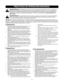 Page 38  
_DVERTENCIA:Estesimboloindicainstruccionesdeseguridadimportantesquedenoseguirse,se  podrfaponerenpeligrolaseguridadpersonaly/olapropiedadsuyaydeterceros.Leaysigatodaslas 
instruccionesenestemanualantesdeiniciarlaoperaci6ndeestamaquina.Encasedenoseguirestas 
instruccionespodrfaprovocarlesionespersonales.Cuandoveaestesfmbolo--presteatenci6nala 
advertencia.. 
_DVERTENCIA:Elescapedelmotordeesteproducto,algunosdesuscomponentesyalgunoscomponentes...