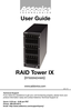 Page 1Technical Support
If you need any assistance to get your unit functioning properly, please have your 
product information ready and contact Addonics Technical Support at:
Hours: 8:30 am - 6:00 pm PST
Phone: 408-453-6212
Email: http://www.addonics.com/support/query/
v5.1.11
www.addonics.com
T E C H N O L O G I E S
RAID Tower IX
(RT93SNDHMS)
User Guide         