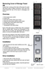 Page 2www.addonics.comTechnical Support (M-F 8:30am - 6:00pm PST)    Phone: 408-453-6212  Email: www.addonics.com/support/query/
Screws
Removing Cover of Storage Tower 
XIII
Loosen the 3 screws at the back of the tower for each 
side panel using a Philips screwdriver. Push each side 
panel toward the rear of the tower to disengage and 
remove.
Overview
1. Front panel power switch
2. Power LED
3. Hard drive activity LEDs (each array)
4. Hard drive bay power switches (each array)
5. Audible alarm reset button...