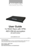 Page 1www.addonics.com
Technical Support
If you need any assistance to get your unit functioning properly, please have your 
product information ready and contact Addonics Technical Support at:
Hours: 8:30 am - 6:00 pm PST
Phone: 408-453-6212
Email: http://www.addonics.com/support/query/
v6.1.11
T E C H N O L O G I E S
User Guide
1U RAID Rack with HPM, AES 256-bit encryption
(R14HPCCES)         