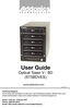 Page 1Technical Support
If you need any assistance to get your unit functioning properl y, please have your 
product information ready and contact  Addonics  Technical Support at:
Hours: 8:30 am - 6:00 pm PST
Phone: 408-453-6212
Email: http://ww w.addonics.com/support/query/
v3.1.1 1
T E C  H N O L  O G I E S
ww w.addonics.com
User Guide
Optical T ower V - BD
(S T5BDVES) 