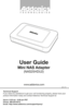 Page 1Technical Support
If you need any assistance to get your unit functioning properly, please have your 
product information ready and contact Addonics Technical Support at:
Hours: 8:30 am - 6:00 pm PST
Phone: 408-453-6212
Email: http://www.addonics.com/support/query/
v5.1.11
T E C H N O L O G I E S
www.addonics.com
User Guide
Mini NAS Adapter
(NAS25HDU2)                 