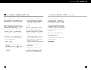 Page 35G4000AMANUEL DOPÉRATION
69
Ce qui précède constitue l’ensemble des obligations
de Etón envers ce produit, et l’acheteur initial 
n’aura aucun autre recours ni réclamation pour des
dommages indirects ou consécutifs, des pertes ou
des dépenses. Certains états n’autorisent aucune
limitation sur la durée d’une garantie implicite oune permettent pas les exclusions ou les limitations
sur les dommages indirects ou consécutifs, et doncles limitations et exclusions cidessus peuvent ne
pas s’appliquer à vous....