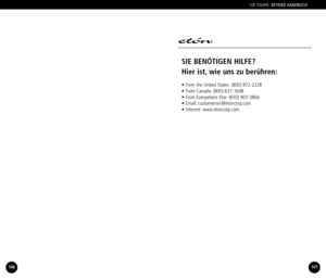 Page 54SIE BENÖTIGEN HILFE?
Hier ist, wie uns zu berühren:
• From the United States: (800) 8722228
• From Canada: (800) 6371648
• From Everywhere Else: (650) 9033866
• Email: customersvc@etoncorp.com
• Internet: www.etoncorp.com
107
YB 550PEBETRIEB HANDBUCH
106 