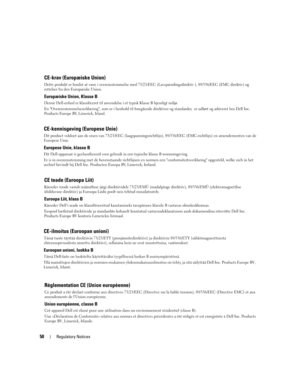 Page 52
50Regulatory Notices
YD912bk1.book  Page 50  Monday, April 2, 2007  4:39 PM 