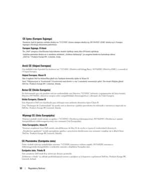 Page 54
52Regulatory Notices
YD912bk1.book  Page 52  Monday, April 2, 2007  4:39 PM 