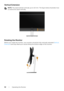 Page 5252  |  Operating the Monitor
Vertical Extension
 NOTE: The stand extends vertically up to 115 mm. The figure below illustrates how 
to extend the stand vertically.
Rotating the Monitor
Before you rotate the monitor, your monitor should be fully vertically extended (Vertical 
Extension) and fully tilted up to avoid hitting the bottom edge of the monitor. 