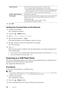 Page 238238|Scanning
4Click  OK.
Sending the Scanned Data on the Network
1Load the document(s).
See "Loading Documents."
2 Press the   ( Home) button.
3 Ta p     Scan to Network Folder .
4 Tap the desired address    Done.
If the desired address is not displayed, swipe the screen.
5 Tap  , and then check and change the scan settings.
See "Scan Settings."
6 Ta p   Scan.
When the document is loaded on the document glass, the screen prompts you to 
scan another page.
• If you want to scan another...