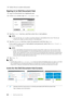 Page 264264| Dell Document Hub
3Follow the on-screen instruction.
Signing In to Dell Document Hub
1Log in to the printer as a registered user.
2 In the  Home screen, tap  Dell Document Hub .
3 Ta p  t h e   E-mail text box, and then enter the e-mail address.
NOTE:
•You can also tap   to select a recently entered e-mail address from a list. The list can 
contain up to eight recently entered e-mail addresses.
4 Ta p  t h e   Password  text box, enter the password, and then tap  Done.
If you want to save your...