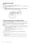 Page 3232| Turning On/Off the Printer
Turning Off the Printer
NOTE:
•The data in the memory is cleare d when the printer is turned off.
Press and hold the   (Power) button until the  Power Management  screen appears on 
the touch panel, and then tap  Power Off.
CAUTION:
• Pressing and holding the button for six or more seconds can turn off the printer immediately. 
However, note that this may result in the loss of data in memory.
Setting Initial Settings  on the Operator Panel
You need to set the printer...