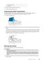 Page 349Maintaining Your Printer |349
6Gently close the DADF chute cover.
7 Close the document cover.
Cleaning the DADF Feed Rollers
Keeping the DADF feed rollers clean helps ensure the best possible copies. It is 
recommended to clean the DADF feed rollers at regular intervals.
1 Open the DADF cover.
2 Wipe the DADF feed rollers with a dry soft lint-free cloth or paper towel until they are 
clean.
If the DADF feed rollers get stained with ink, documents that go through the DADF 
can also become stained. In this...