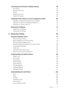 Page 7Contents |7
Connecting Your Printer to Mobile Devices56
Wi-Fi Direct 56
Dell Document Hub 59
AirPrint 59
Google Cloud Print 60
Mopria Print Service 64
Installing Printer Drivers on Linux Computers (CUPS)65
Operation on Red Hat Enterprise Linux 6 Desktop 65
Operation on SUSE Linux Enterprise Desktop 11 67
Operation on Ubuntu 12.04 LTS 70
Setting the IP Address73
Assigning an IP Address 73
Verifying the IP Settings 75
3Using Your Printer76
Using the Operator Panel 77
About the Home Screen 77
Basic...