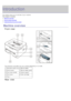 Page 13Introduction
This chapter gives  you an overview  of your  machine:
This chapter includes:
Machine  overview
Control panel overview
Understanding the control panel
Machine overview
Front view
This illustration may differ from  your  machine depending on its  model.1 Document output tray
6Manual  feeder
2 Control panel
7Manual  feeder  guide
3 Front cover handle
8Output support
4 Front cover
9Toner cartridge
5 Tray 1
Rear view
 