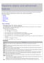 Page 66Machine status and advanced
feature
This chapter explains  how to  browse  the current status of your  machine,  and  the method of setting  for the advanced
machine setup. Read  this chapter carefully  in order  to  use your  machine's  diverse features.
This chapter includes:
Fax  setup
Copy  setup
Printing  a  report
Clearing memory
Network
Menu overview
Fax setup
Changing the fax setup options
Your  machine provides  you with various user -selectable options for setting  up  the fax system. You...