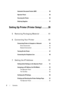 Page 42Contents
Automatic Document Feeder (ADF). . . . . . . . . . .   36
Operator Panel
. . . . . . . . . . . . . . . . . . . . . .   36
Securing the Printer
. . . . . . . . . . . . . . . . . . .   36
Ordering Supplies
. . . . . . . . . . . . . . . . . . . .   37
Setting Up Printer (Printer Setup) ...........39
5 Removing Packaging Material . . . . . . . .  41
6 Connecting Your Printer
 . . . . . . . . . . . . .  43
Connecting Printer to Computer or Network. . . . . .   44
Direct Connection
 . . . . . . . . ....